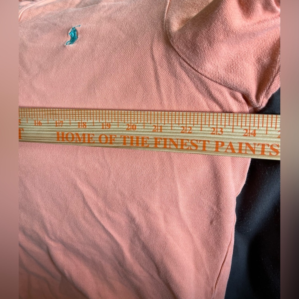 POLO Ralph Lauren Men’s Blue Label Polo Shirt, Light Orange/Peach; Size XL - Picture 9 of 10